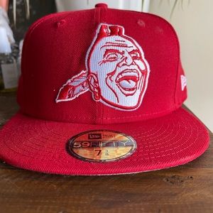 RARE NWT Atlanta Braves Screaming Chief Hat